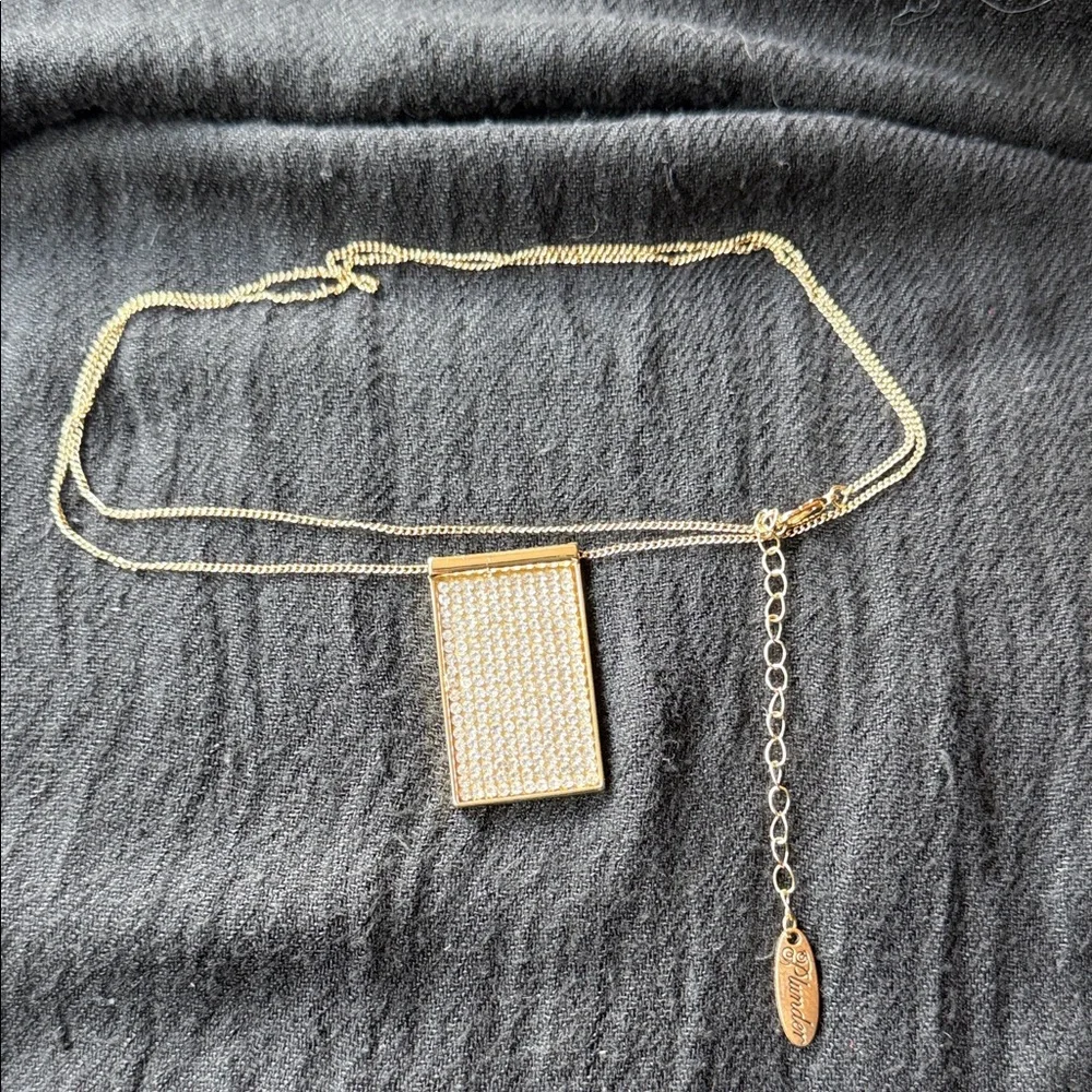 Plunder Gold and Silver Pendant Necklace - 26 inch with 3 inch extender